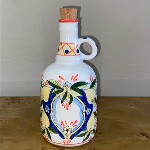 Glass Jug with Cork Lid